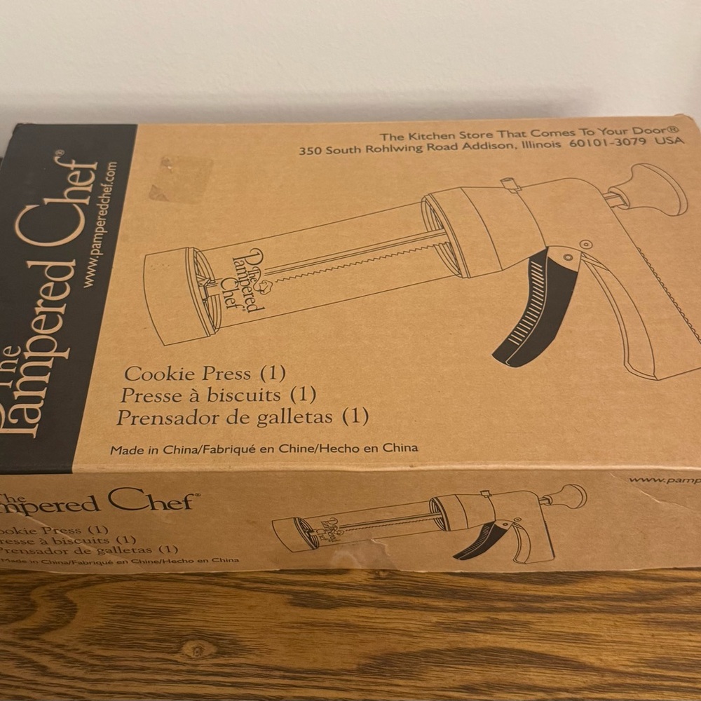 Pampered Chef Cookie Press - NWOT